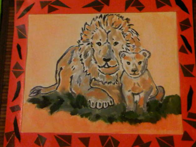 Lion dessin